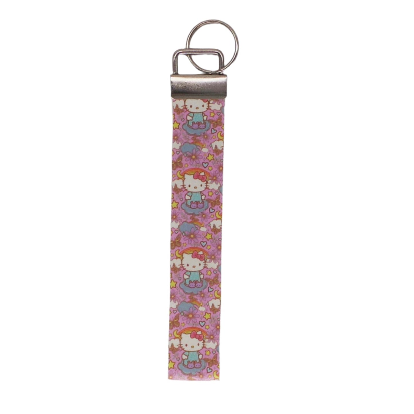 Pink Kitty Key Fob