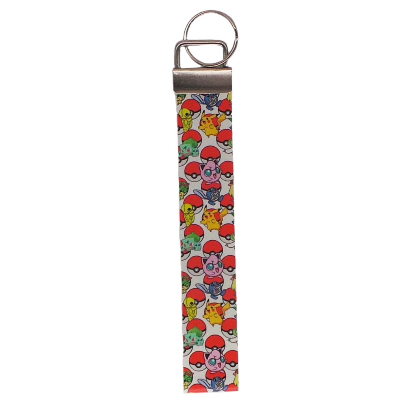Red Pokeball Key Fob