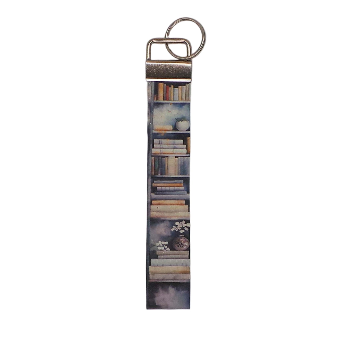 Books Print 2 Key Fob