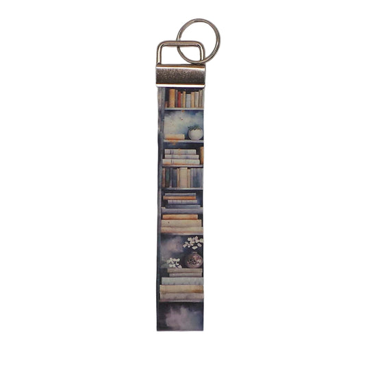 Books Print 2 Key Fob