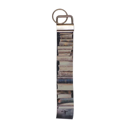 Books Print 3 Key Fob